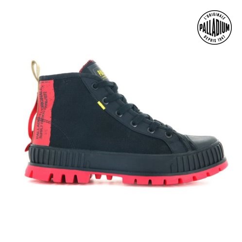 Pánské Boty Palladium Pallashock Supply Hi Černé | CZ DRL-85M